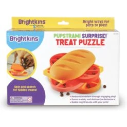 Brightkins Pupstrami Surprise! Treat Puzzle Dog Toy 15 Brightkins Pupstrami Surprise! Treat Puzzle Dog Toy -Snuggle Paws 930102 PT5. AC SS1800 V1698765996