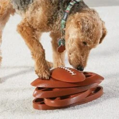 Brightkins Touchdown Time! Treat Puzzle Dog Toy -Snuggle Paws 930118 PT4. AC SS1800 V1698766049