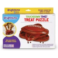 Brightkins Touchdown Time! Treat Puzzle Dog Toy -Snuggle Paws 930118 PT5. AC SS1800 V1698765989