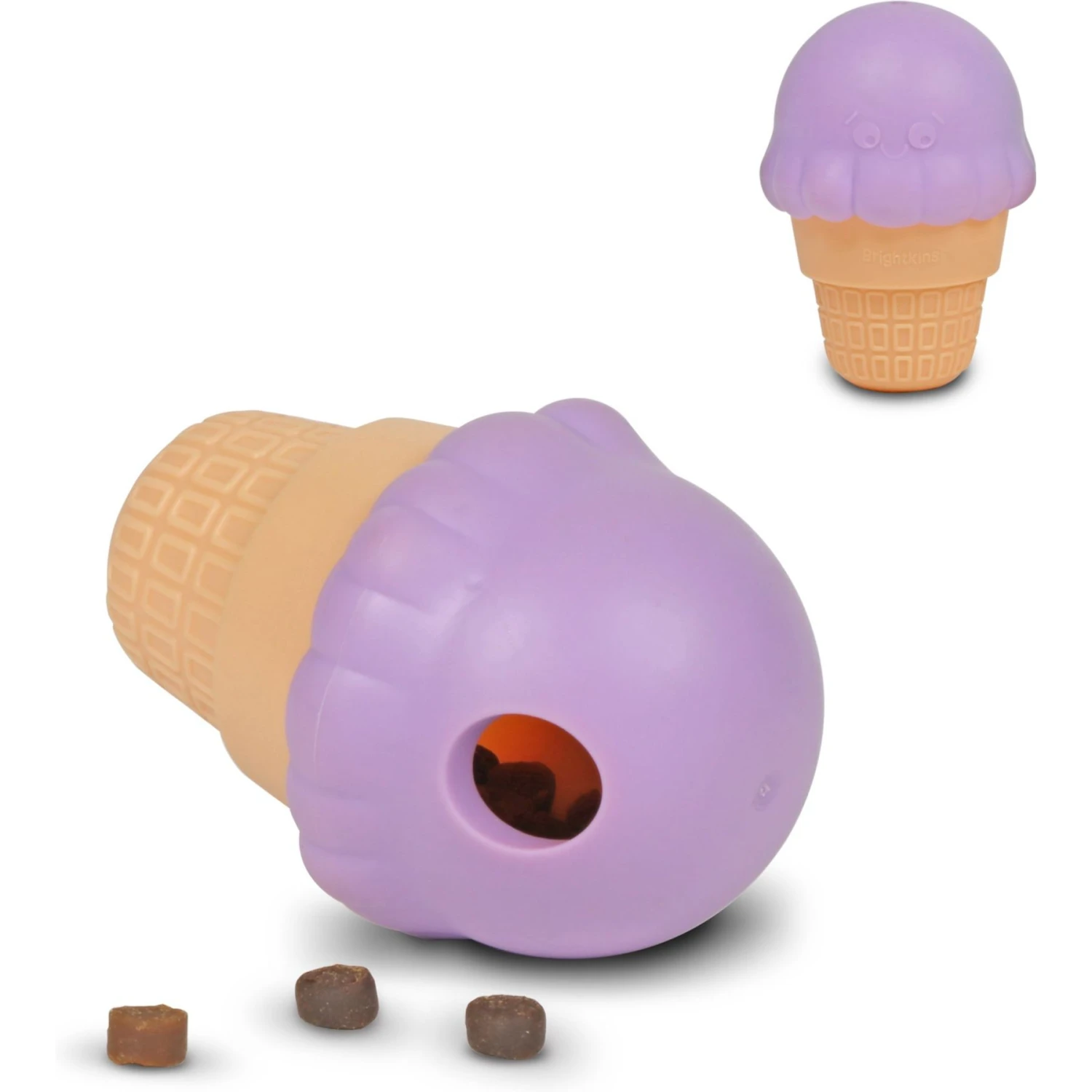 Brightkins Small Ice Cream Treat Dispenser Dog Toy 3 Brightkins Small Ice Cream Treat Dispenser Dog Toy