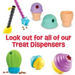 Brightkins Large Ice Cream Treat Dispenser Dog Toy -Snuggle Paws 930150 PT6. AC SS1800 V1698765995