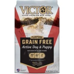 VICTOR Purpose Active Dog & Puppy Formula Grain-Free Dry Dog Food