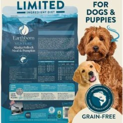 Earthborn Holistic Venture Limited Ingredient Alaska Pollock Meal & Pumpkin Grain-Free Dry Dog Food -Snuggle Paws 931366 PT2. AC SS1800 V1697754501