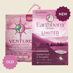Earthborn Holistic Venture Limited Ingredient Grain-Free Rabbit Meal & Pumpkin Dry Dog Food 17 Earthborn Holistic Venture Limited Ingredient Grain-Free Rabbit Meal & Pumpkin Dry Dog Food -Snuggle Paws 931382 PT7. AC SS1800 V1697759848