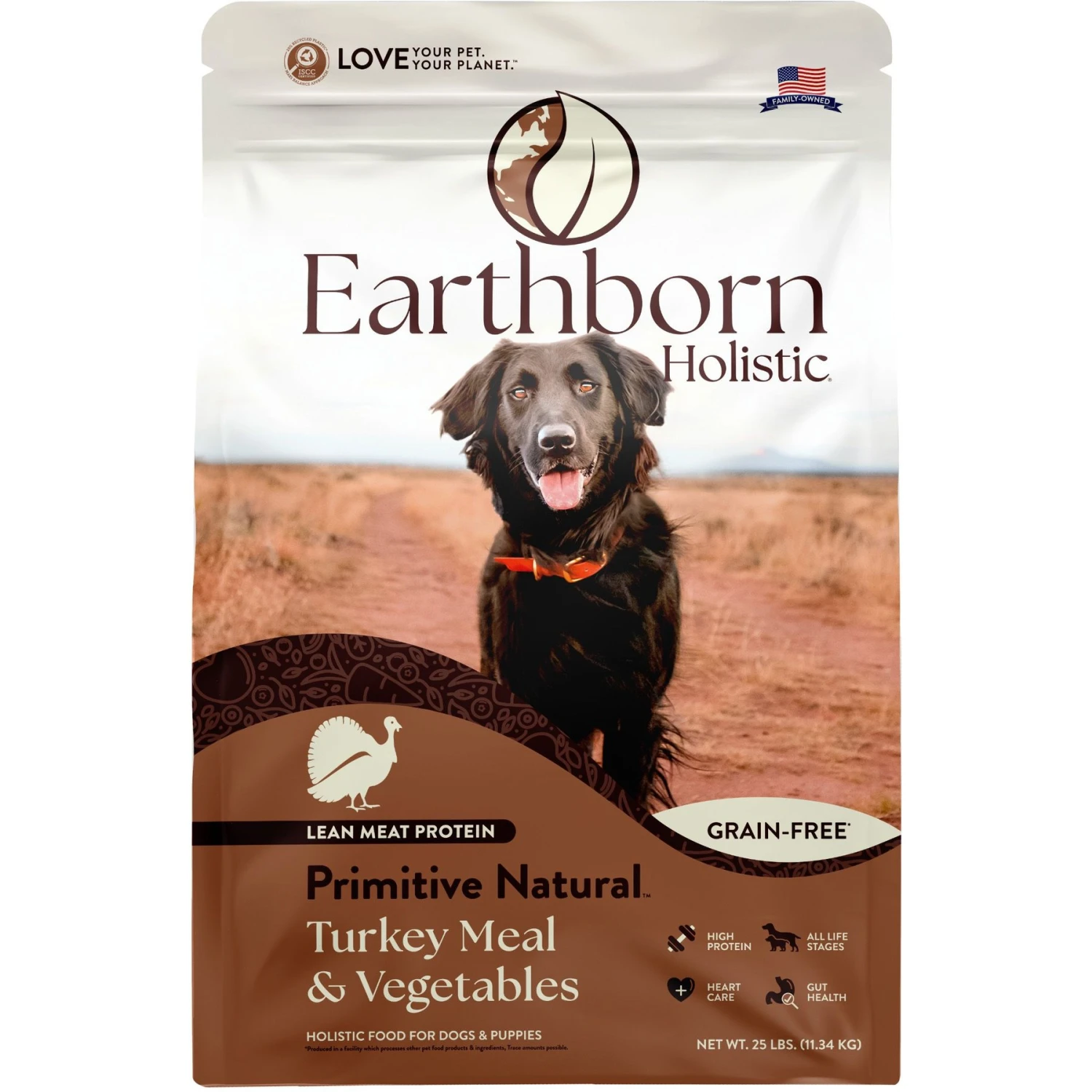 Earthborn Holistic Primitive Natural Turkey Meal & Vegetables Grain-Free Dry Dog Food 3 Earthborn Holistic Primitive Natural Turkey Meal & Vegetables Grain-Free Dry Dog Food