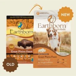 Earthborn Holistic Great Plains Feast Bison Meal & Vegetables Grain-Free Dry Dog Food -Snuggle Paws 931446 PT7. AC SS1800 V1697754631