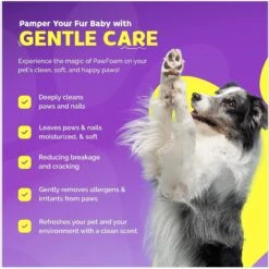 Petnatics The Original PawFoam Dog & Cat Grooming Foam, Purple, 5-oz Bottle -Snuggle Paws 931894 PT3. AC SS1800 V1691446783