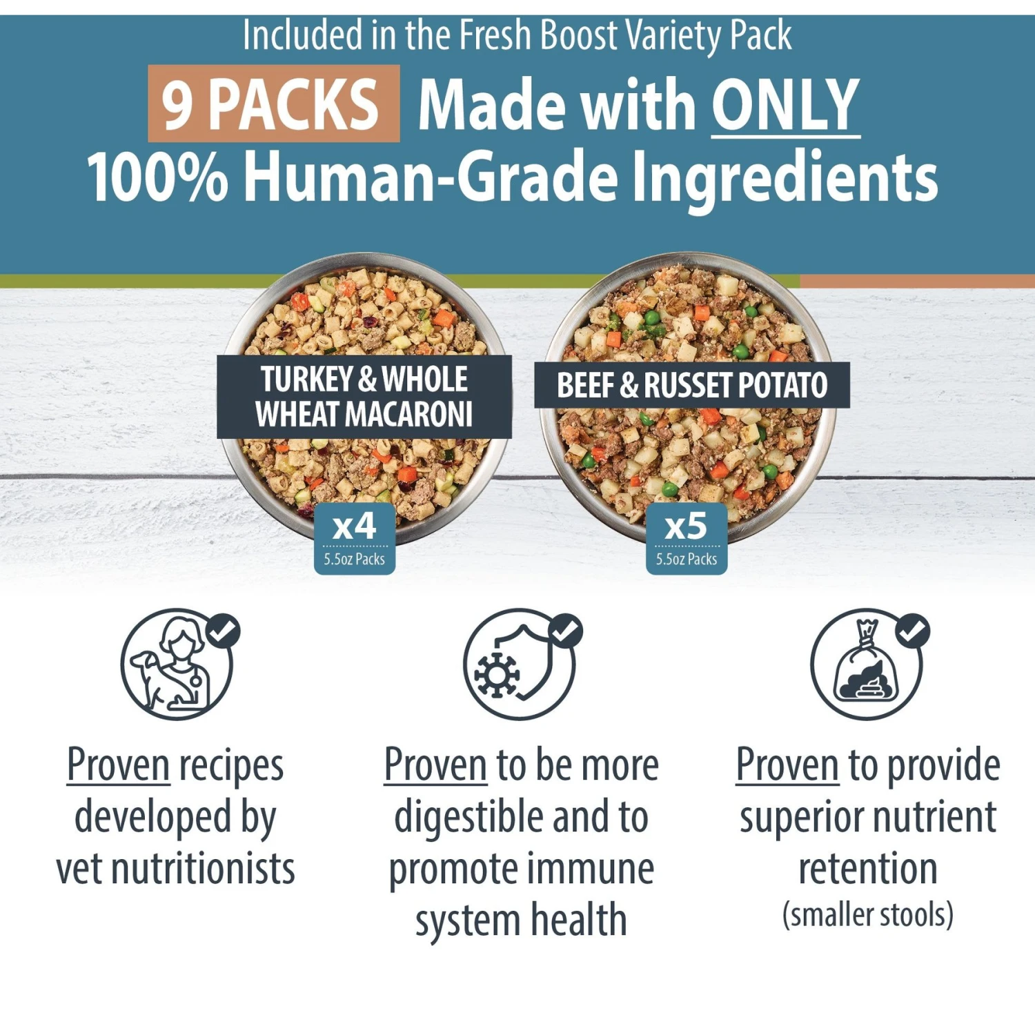 JustFoodForDogs Variety Pack Frozen Human-Grade Fresh Dog Food & JustFoodForDogs Pantry Fresh Human-Grade Non-GMO Variety Pack Fresh Dog Food, 12.5-oz Pouch, Case Of 8 6 JustFoodForDogs Variety Pack Frozen Human-Grade Fresh Dog Food & JustFoodForDogs Pantry Fresh Human-Grade Non-GMO Variety Pack Fresh Dog Food, 12.5-oz Pouch, Case Of 8 - Image 4