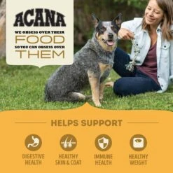 ACANA Free-Run Poultry Recipe Grain-Free Dry Dog Food -Snuggle Paws 93449 PT4. AC SS1800 V1694097530