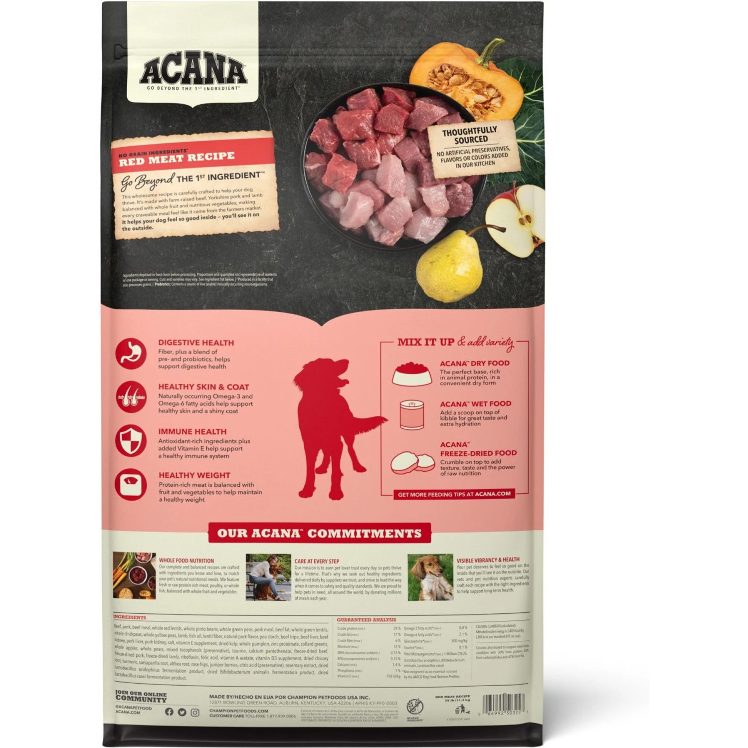 ACANA Red Meat Recipe Grain-Free Dry Dog Food 5 ACANA Red Meat Recipe Grain-Free Dry Dog Food - Image 3