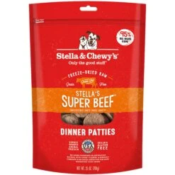 Stella & Chewy's Stella's Super Beef Dinner Patties Freeze-Dried Raw Dog Food