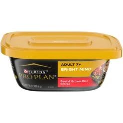 Purina Pro Plan Bright Mind Senior Adult 7+ Beef & Brown Rice Entree Wet Dog Food