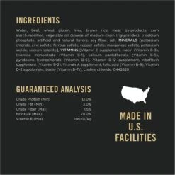 Purina Pro Plan Bright Mind Senior Adult 7+ Beef & Brown Rice Entree Wet Dog Food -Snuggle Paws 93815 PT4. AC SS1800 V1633064476