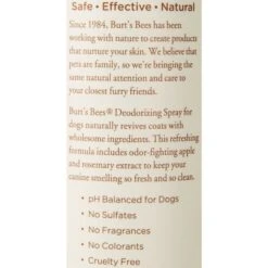Burt's Bees Deodorizing Spray With Apple & Rosemary For Dogs 19 Burt's Bees Deodorizing Spray With Apple & Rosemary For Dogs -Snuggle Paws 94038 PT8. AC SS1800 V1543533881