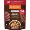 Instinct Healthy Cravings Grain-Free Cuts & Gravy Real Beef Recipe Wet Dog Food Topper