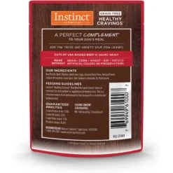 Instinct Healthy Cravings Grain-Free Cuts & Gravy Real Beef Recipe Wet Dog Food Topper 11 Instinct Healthy Cravings Grain-Free Cuts & Gravy Real Beef Recipe Wet Dog Food Topper -Snuggle Paws 94210 PT1. AC SS1800 V1701881714