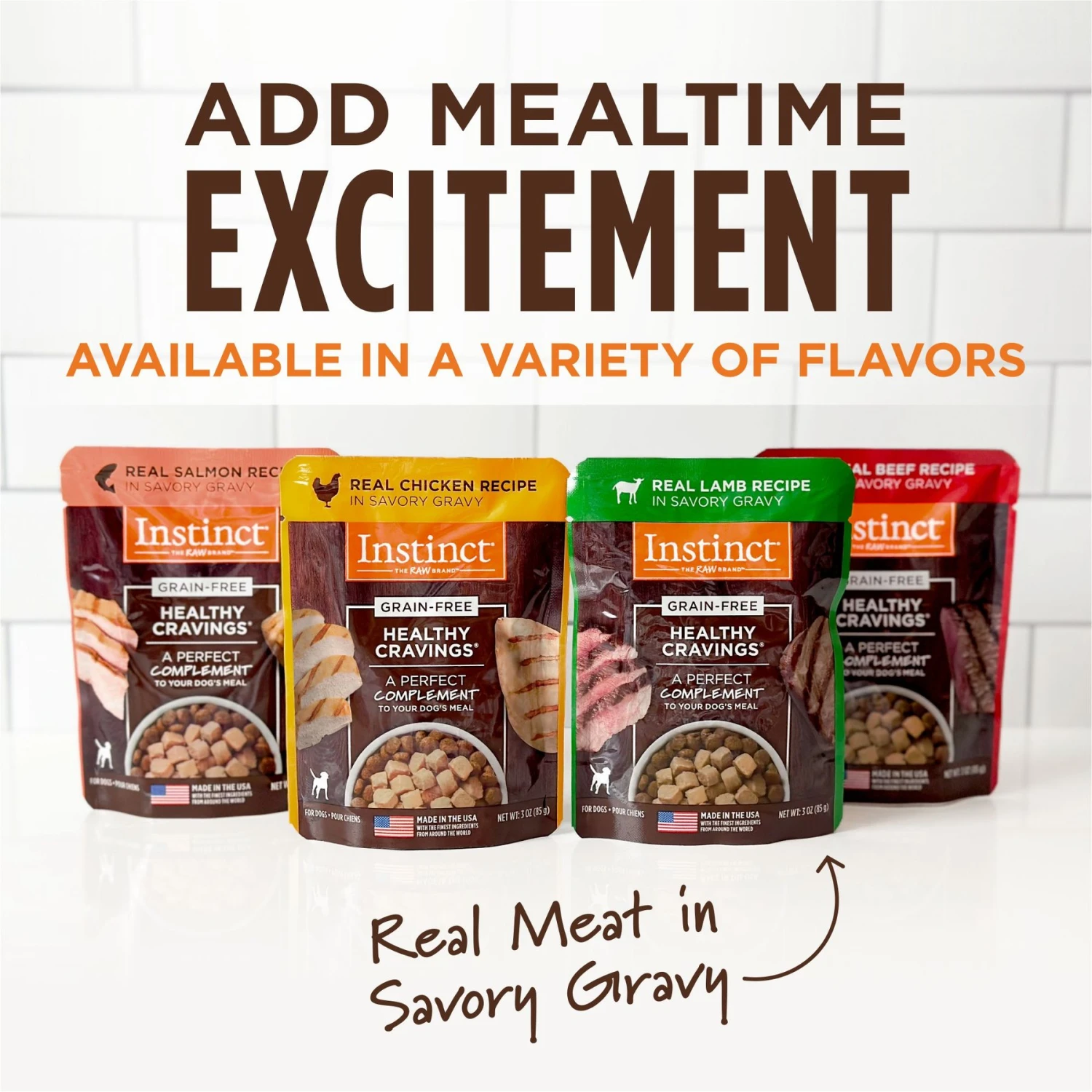 Instinct Healthy Cravings Grain-Free Cuts & Gravy Real Beef Recipe Wet Dog Food Topper 9 Instinct Healthy Cravings Grain-Free Cuts & Gravy Real Beef Recipe Wet Dog Food Topper - Image 7