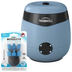 Thermacell E55 Rechargable Mosquito Repeller & Thermacell Rechargeable Mosquito Repellent Refills, 36 Hours