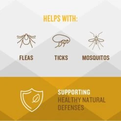 VetIQ Hickory Smoke Flavored Soft Chews Flea & Tick Support For Dogs, 9.5-oz, 60 Count -Snuggle Paws 970702 PT2. AC SS1800 V1702509381