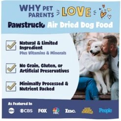Pawstruck Chicken Recipe Grain-Free Air Dried Dog Food -Snuggle Paws 971950 PT2. AC SS1800 V1700170101