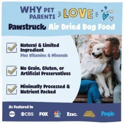 Pawstruck Fish Recipe Grain-Free Air Dried Dog Food -Snuggle Paws 971974 PT2. AC SS1800 V1696360077