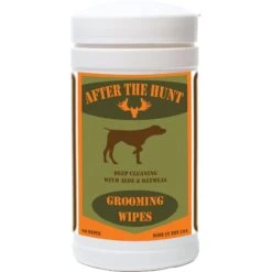 After The Hunt Mud Aloe & Oatmeal Dog Grooming Wipes, 60 Count