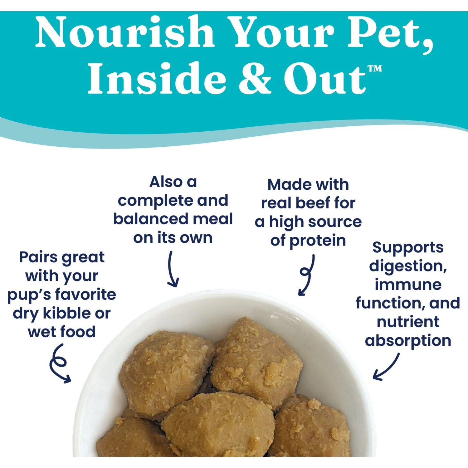Solid Gold Beef Meatball In Gravy With Nutrientboost High-Protein Wet Dog Food Topper, 10.5-oz Pouch 5 Solid Gold Beef Meatball In Gravy With Nutrientboost High-Protein Wet Dog Food Topper, 10.5-oz Pouch - Image 3