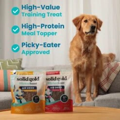 Solid Gold Complete & Balanced Beef Recipe Air Dried Dog Food Topper -Snuggle Paws 978118 PT2. AC SS1800 V1700155638