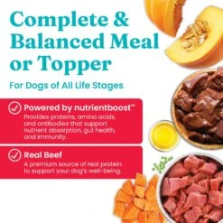 Solid Gold Complete & Balanced Beef Recipe Air Dried Dog Food Topper -Snuggle Paws 978118 PT3. AC SS1800 V1700155632