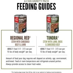 ORIJEN Regional Red & Tundra Entree Variety Pack Grain-Free Wet Dog Food, 12-oz Can, Case Of 6 -Snuggle Paws 979726 PT6. AC SS1800 V1697901126
