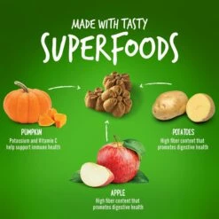 Fruitables Pumpkin & Blueberry Flavor Dog Treats + 2 Items -Snuggle Paws 985742 PT6. AC SS1800 V1698178910