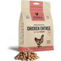 Vital Essentials Freeze-Dried Raw Chicken Entree Mini Nibs Dog Food + 2 Items -Snuggle Paws 985894 PT4. AC SS1800 V1698186964