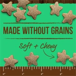 Merrick Power Bites Real Rabbit + Sweet Potato Recipe Grain-Free Soft & Chewy Dog Treats -Snuggle Paws 98675 PT2. AC SS1800 V1644916287