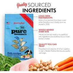 Grandma Lucy's Pureformance Fish Recipe Grain-Free Freeze-Dried Dog Food 14 Grandma Lucy's Pureformance Fish Recipe Grain-Free Freeze-Dried Dog Food -Snuggle Paws 99249 PT3. AC SS1800 V1676648453