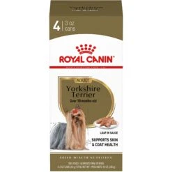 Royal Canin Breed Health Nutrition Yorkshire Terrier Adult Loaf In Sauce Dog Food